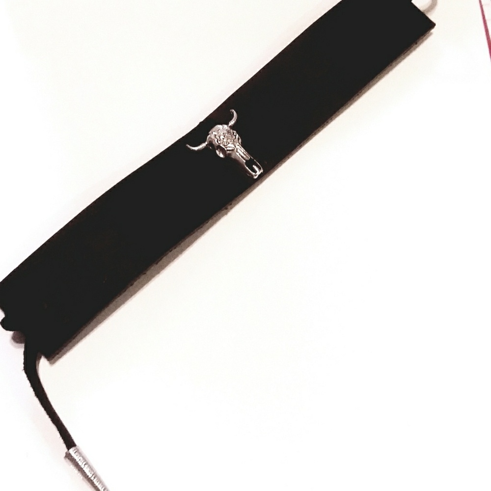 Hand Made Bull bracelet Southwestern LEATHER